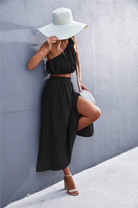 Maxi Skirt Two Piece Set