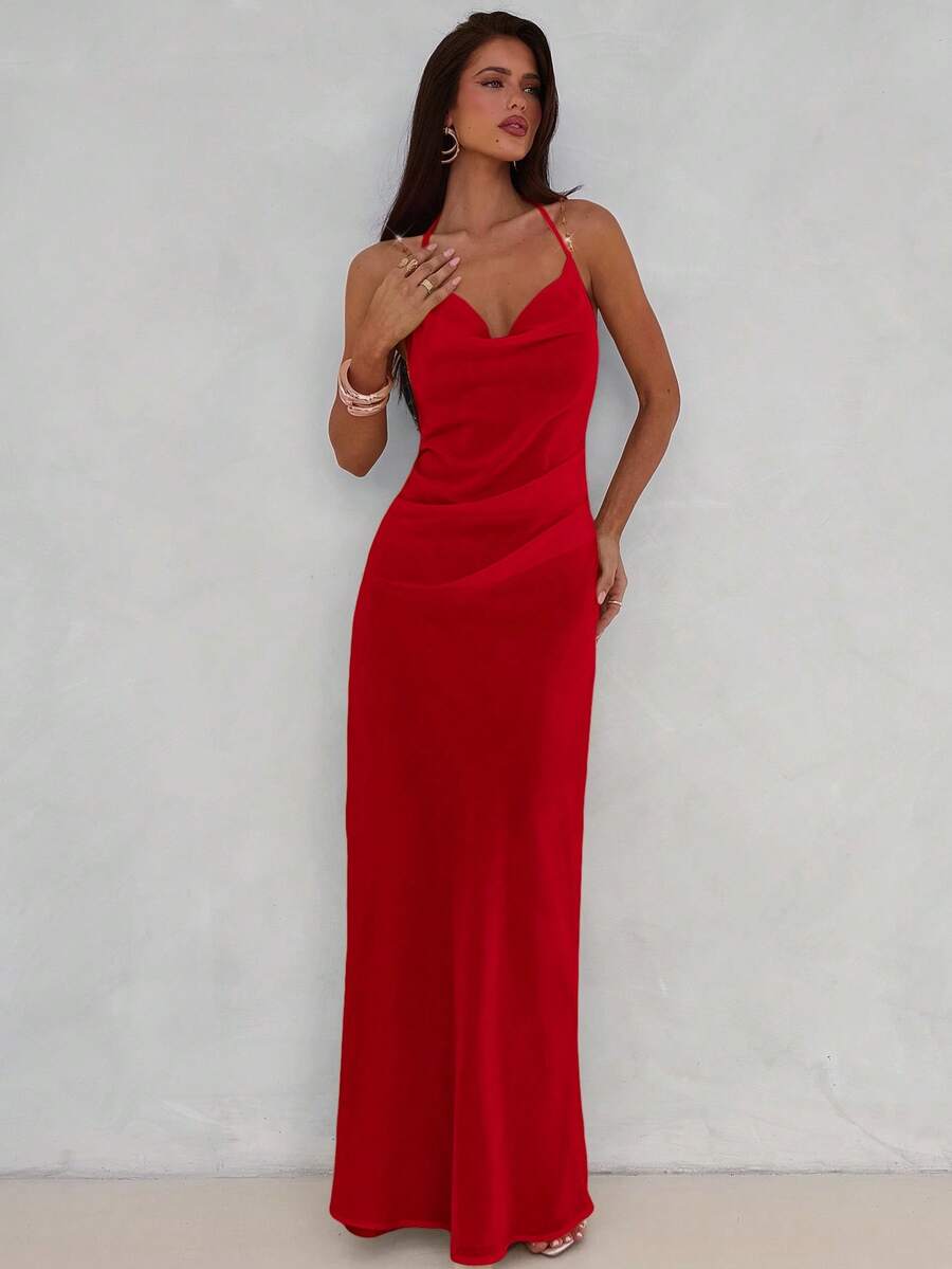 Aloruh Plunging Dress