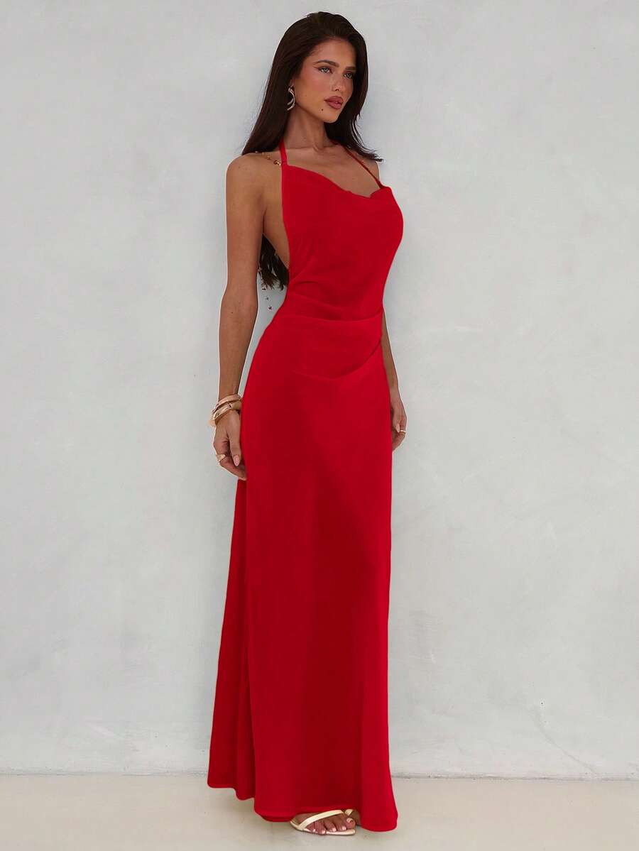 Aloruh Plunging Dress