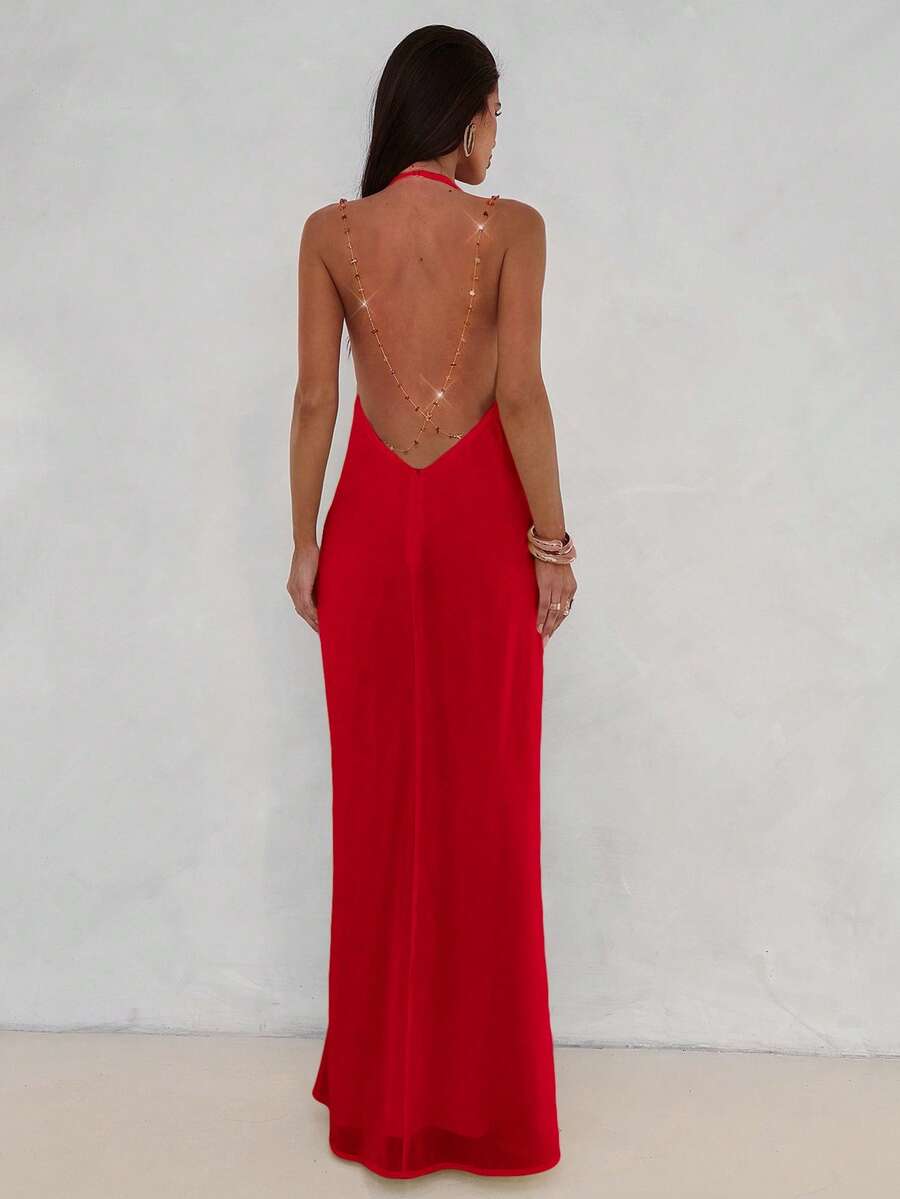 Aloruh Plunging Dress