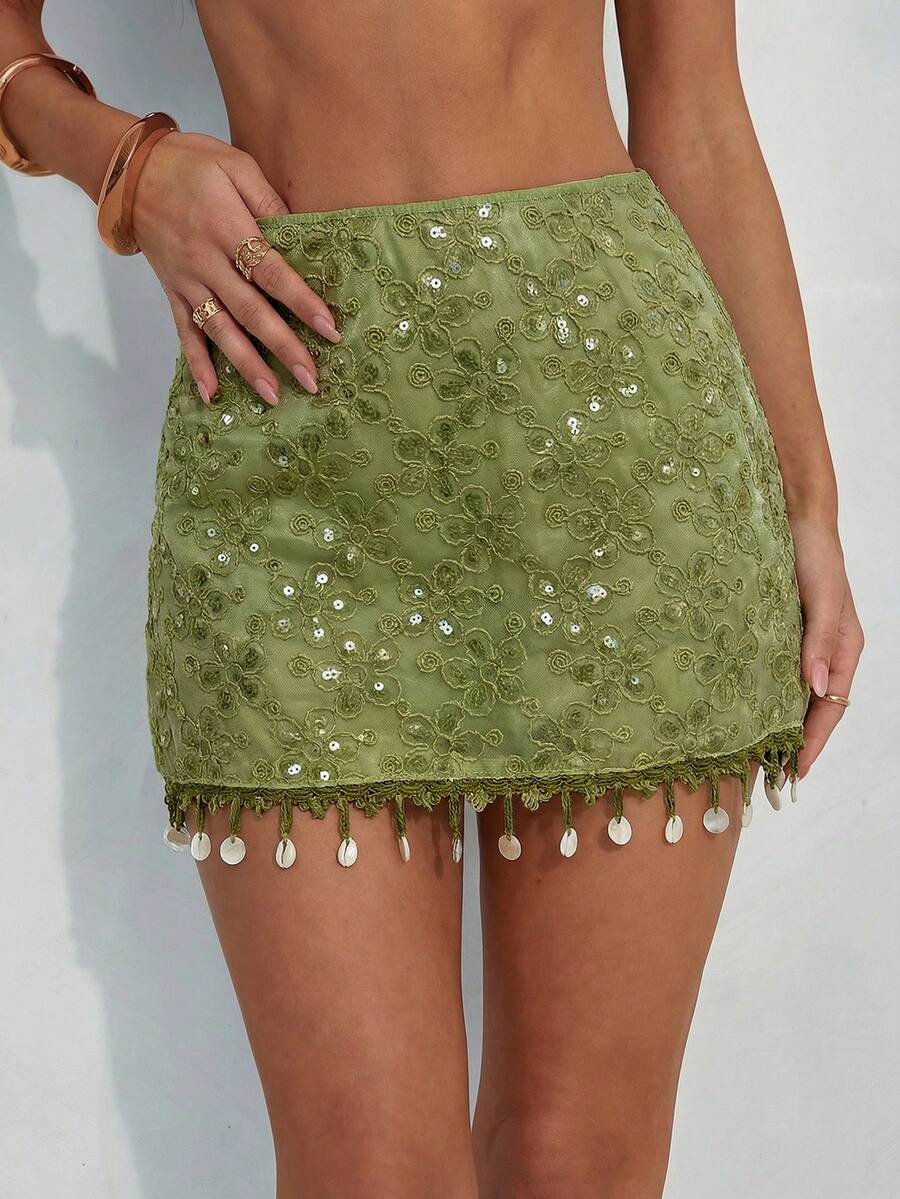 Aloruh White Skirt