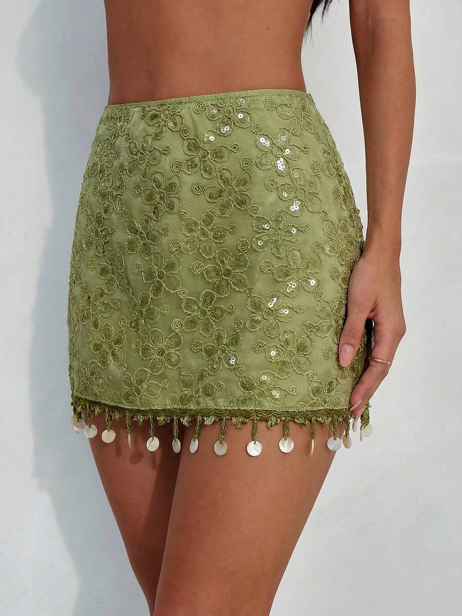 Aloruh White Skirt