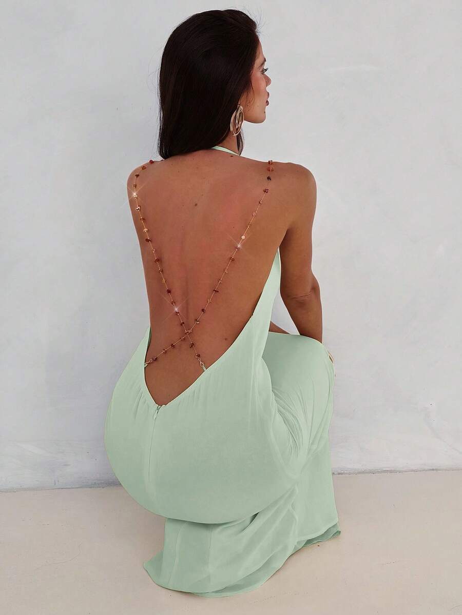 Aloruh Plunging Dress