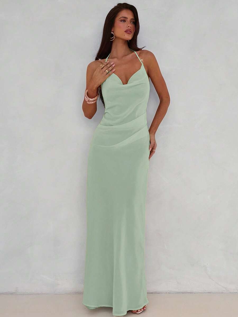 Aloruh Plunging Dress