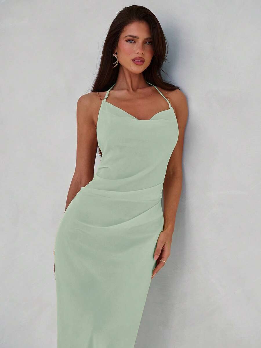 Aloruh Plunging Dress