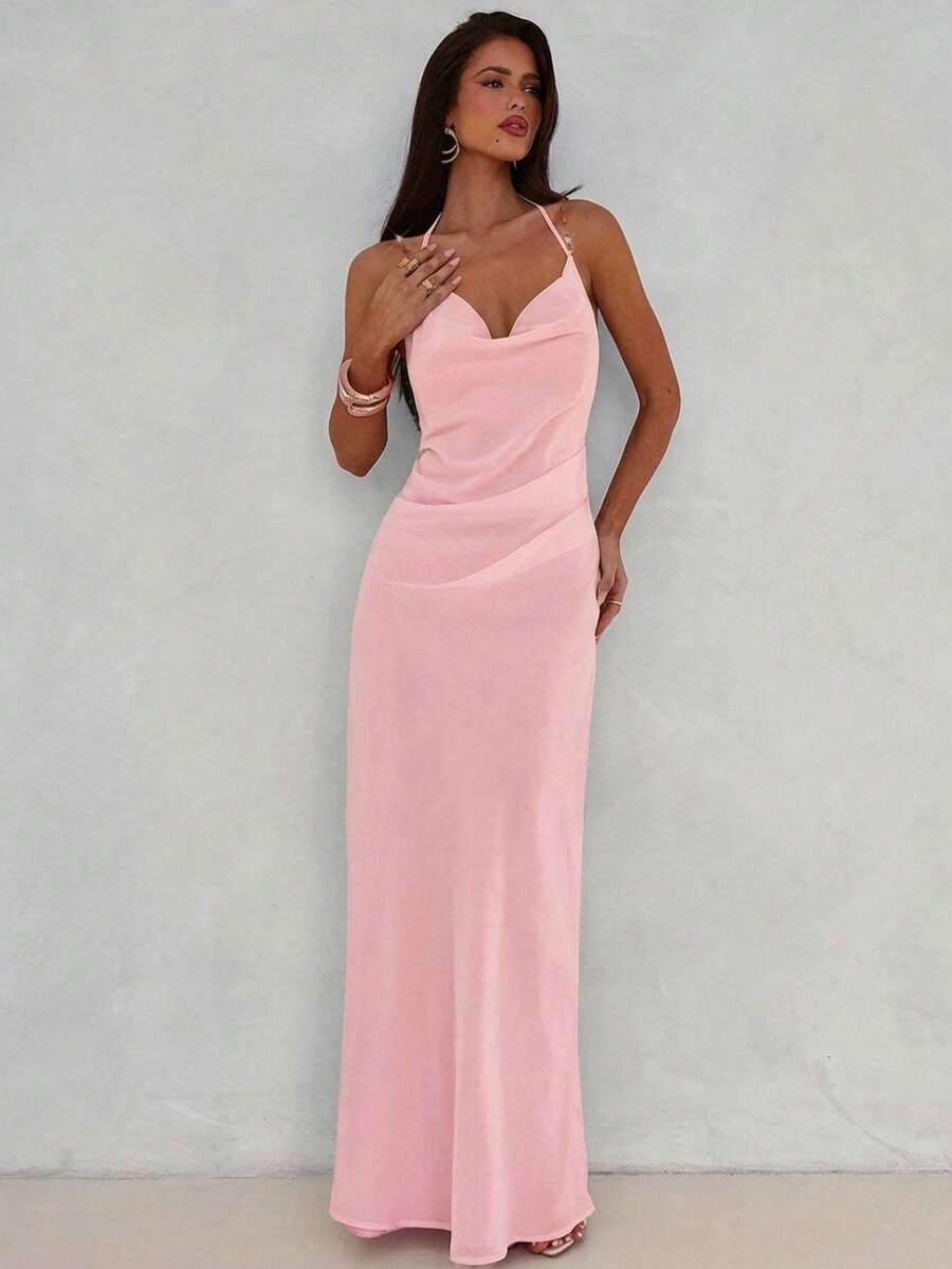Aloruh Plunging Dress