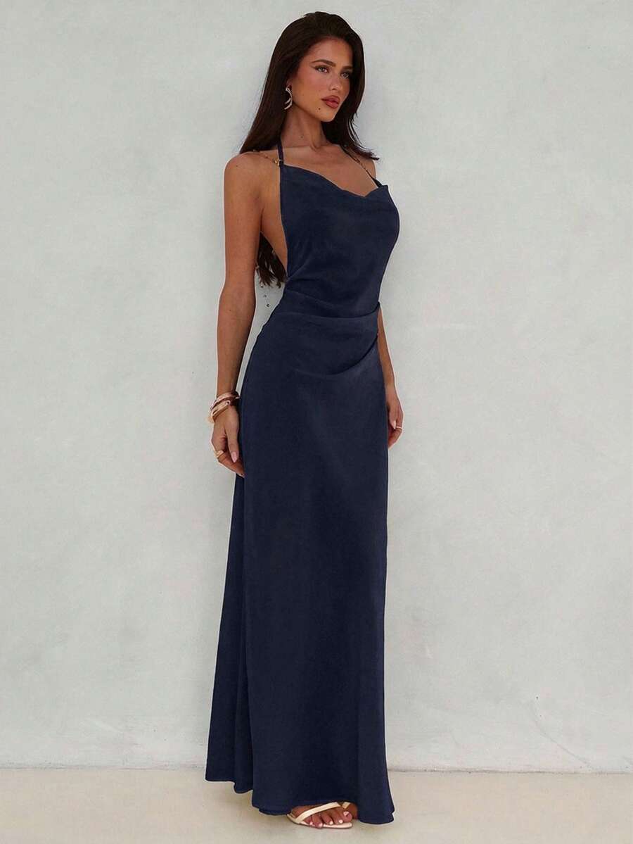 Aloruh Plunging Dress