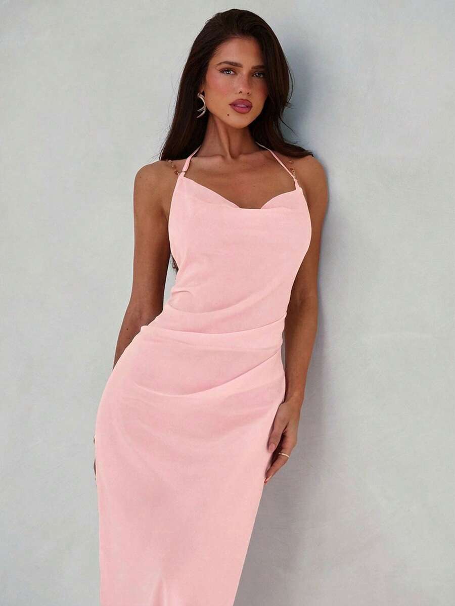 Aloruh Plunging Dress