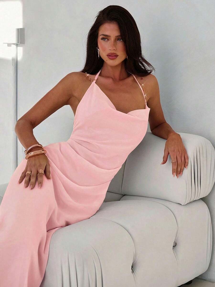 Aloruh Plunging Dress