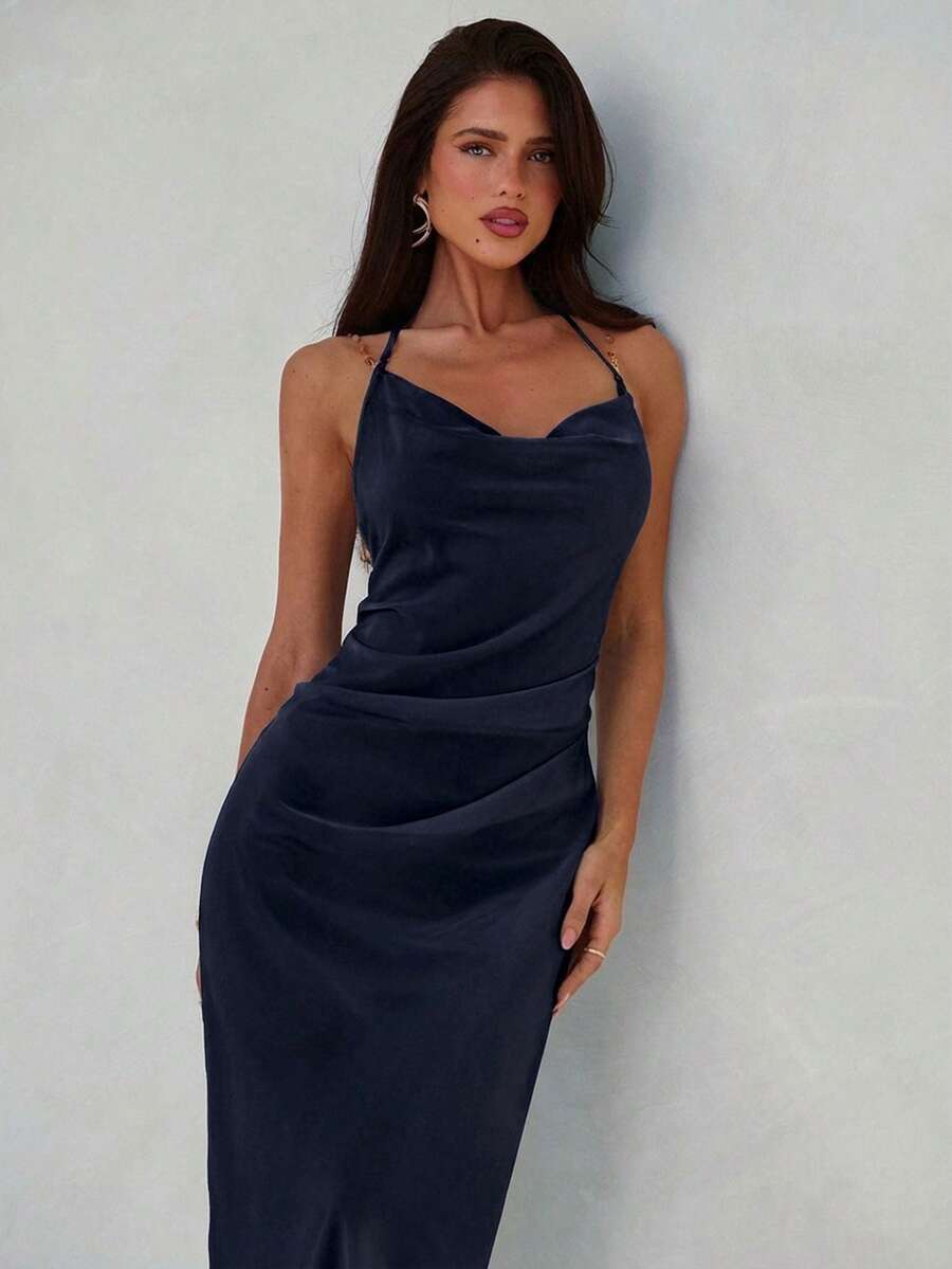 Aloruh Plunging Dress