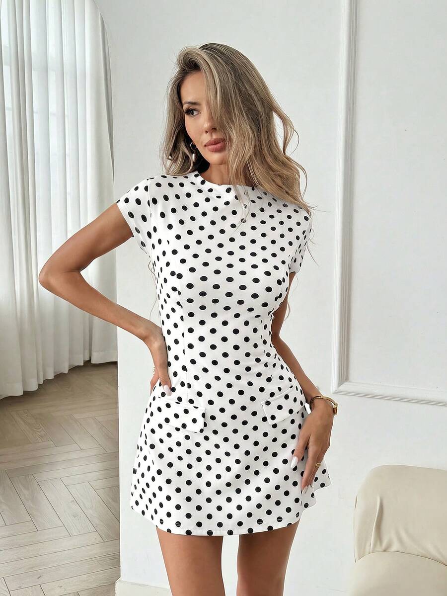 Easowa Valentine Polka Dress