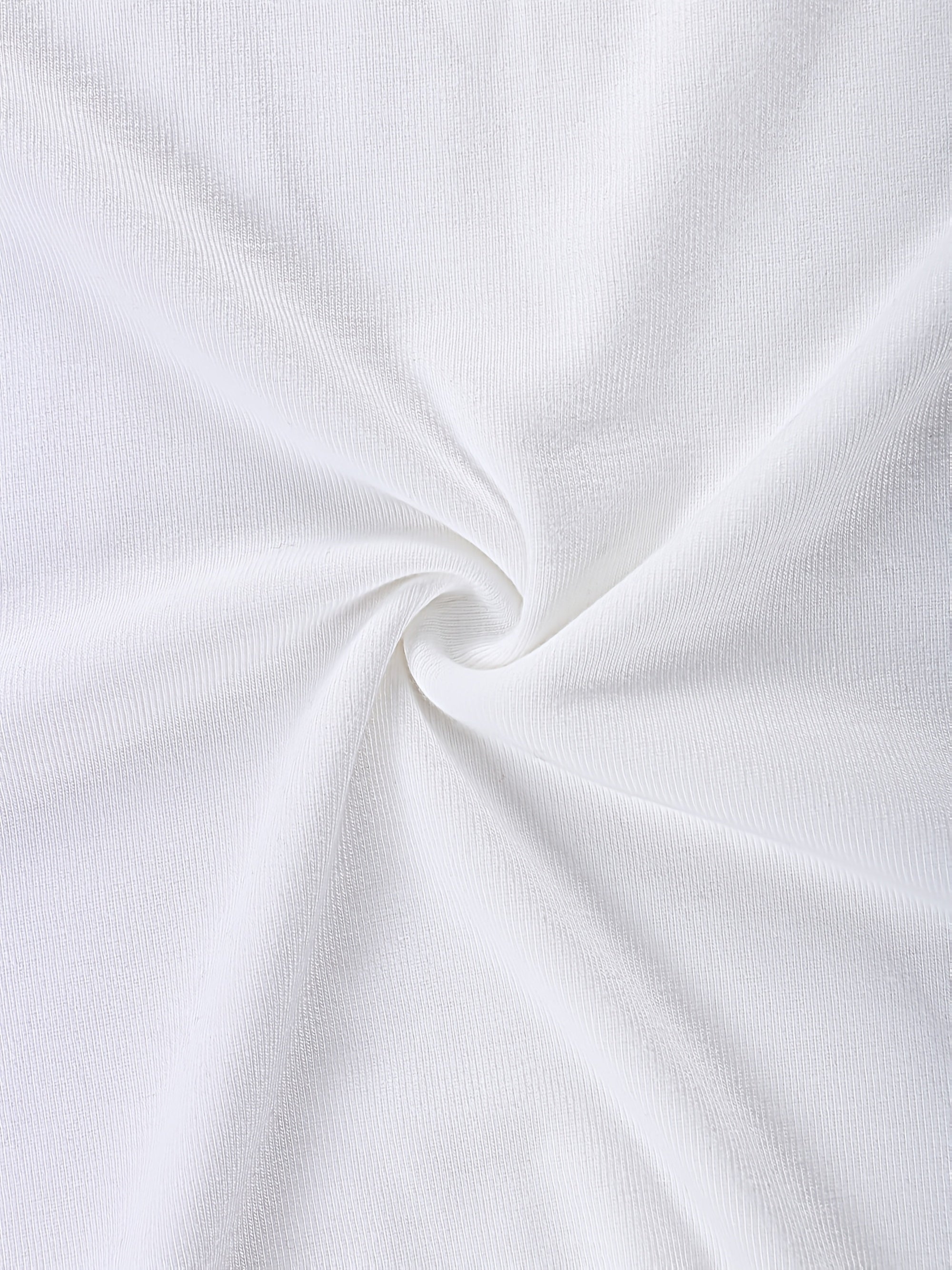 White Short-Sleeve Top – Semi-Sheer Square Neck Tee