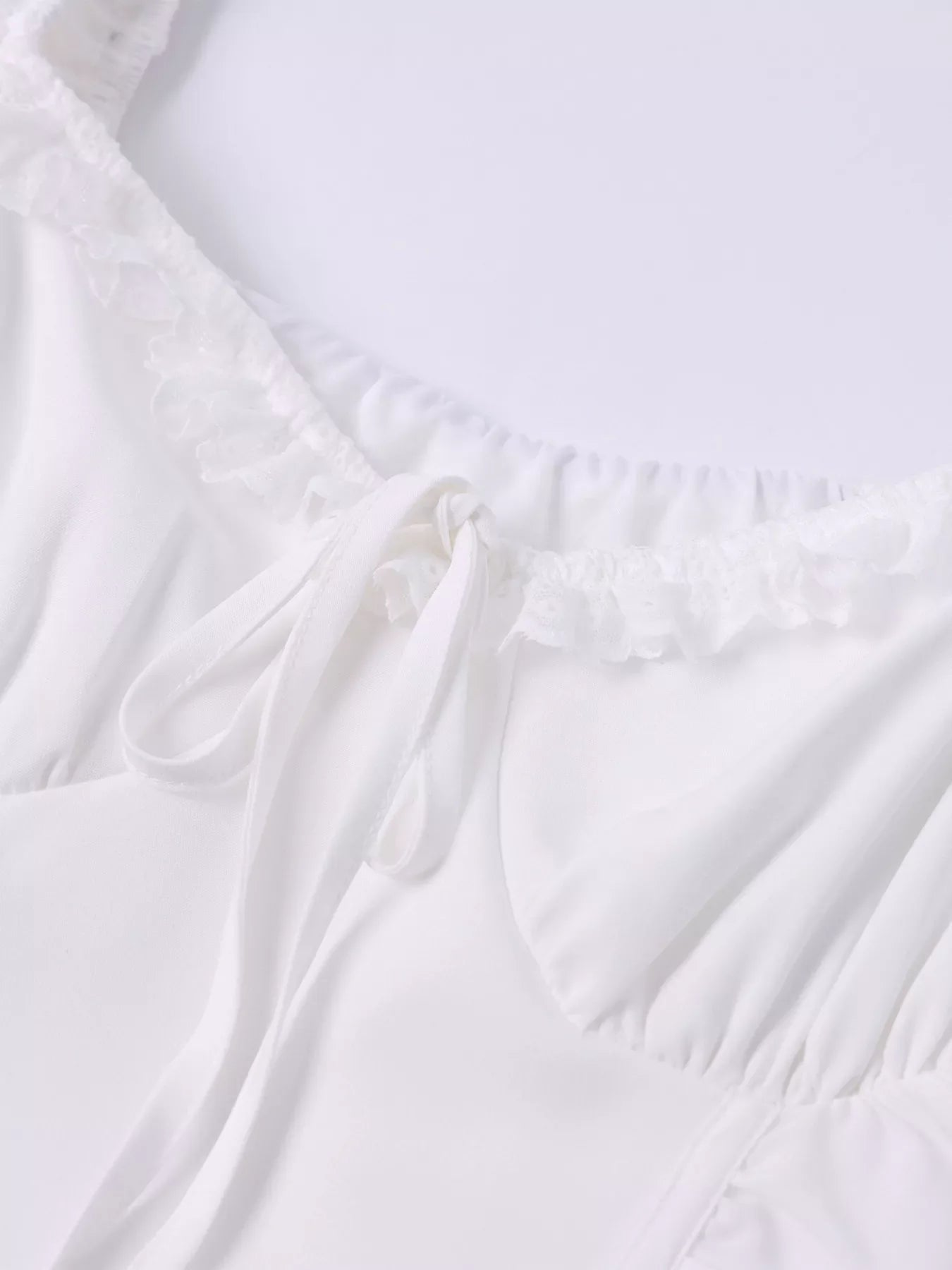 Sweetheart Neck Puff Sleeve Midi Dress