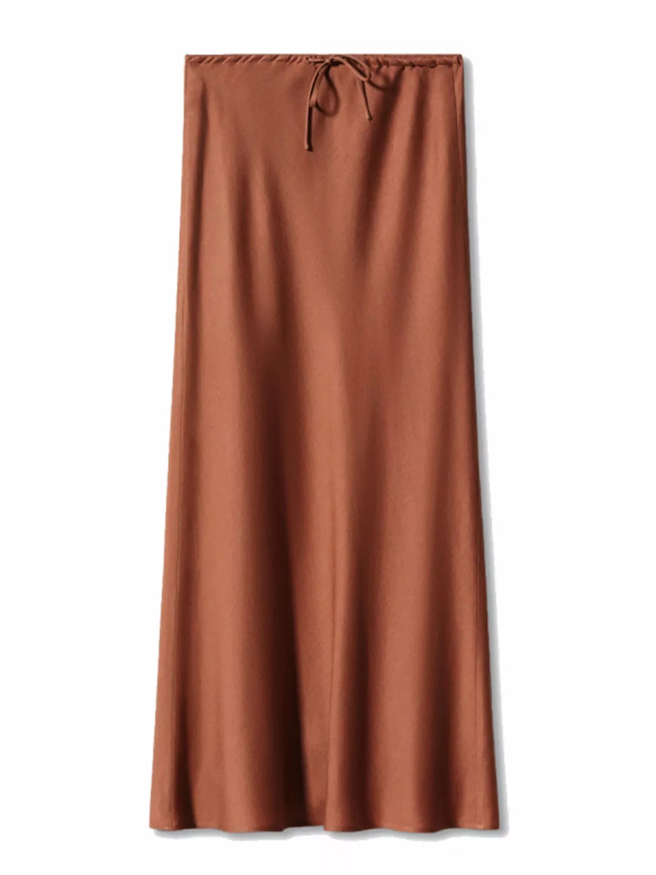 Satin Midi Skirt